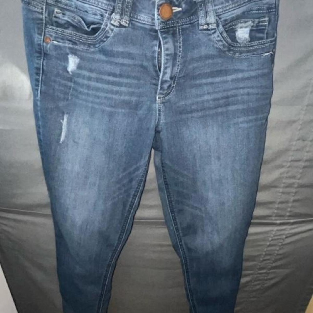 Democracy Blue Skinny Jeans Size 8